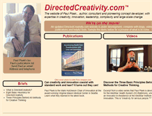 Tablet Screenshot of directedcreativity.com